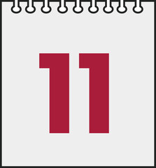 Obraz premium 달력 스케쥴 월표시 다이어리 