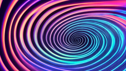 Tech Energy Blast &ndash; Abstract Neon Light Explosion