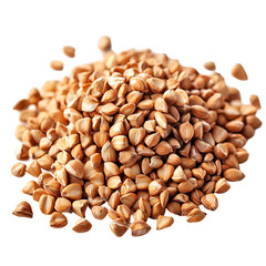 Buckwheat groats healthy food grain pile