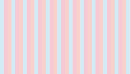 Pastel Pink and Light Blue Vertical Striped Pattern