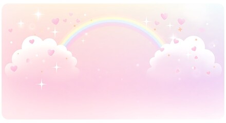 Fototapeta premium Rainbow Sugar Dreams AI Generated