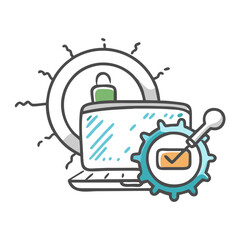 penetration testing icon, penetration testing vector illustration-simple illustration of penetration testing, perfect for penetration testing logos and icons