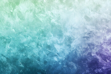 Obraz premium A textured, painted surface with a gradient of cool pastel blues and greens.