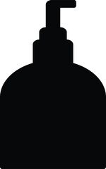 Obraz premium Bottle vector shape. soap bottle - shampoo bottle - Liquid soap - shower gel - lotion.