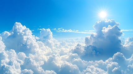 High Altitude Cloud Sky View