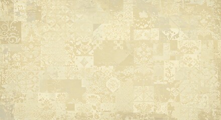 Obraz premium Creamy Tapestry AI Generated