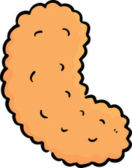 Illustration of fried chicken

