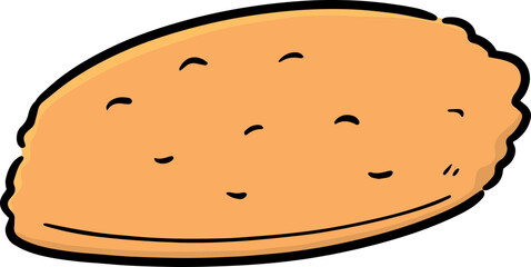 Illustration of fried chicken
