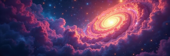 Cosmic Shiva, celestial dance, vibrant nebulae, balance, preservation