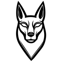 Fototapeta premium Egyptian Anubis vector illustration 