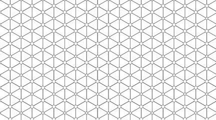 Fototapeta premium Pattern background with hexagonal, circular, triangle shape | Texture background | Geometric line template with light for cover, decoration, fabric | Elegant premium design with silver color