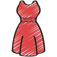 Formal Party Dress Icon