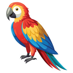 Fototapeta premium Macaw isolated on white background