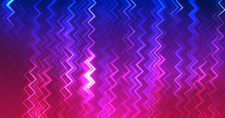 Neon rain triangle shape wavy bg. Shiny glowing elegant retro colored geometric digital fireball falling. Rising fire ashes ember moving concept. Night club disco stage dj vj loop. Party floor ray.