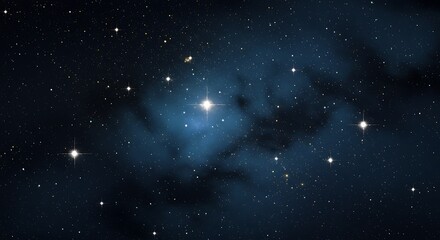 Fototapeta premium Cosmic Dust and Diamond Light AI Generated
