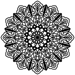 round lace ornament