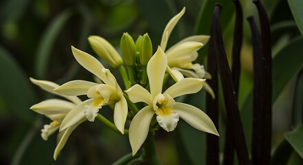 Pale Orchid's Embrace AI Generated