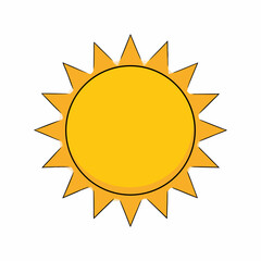 sun vector illustration
