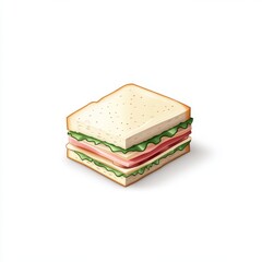 Tasty sandwich illustration (1)