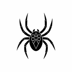 creative details Spider Icon Vector Illustration