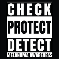 Fototapeta premium Melanoma skin cancer detection and prevention month graphic designs-1