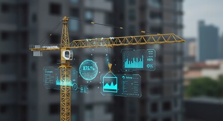 Smart Construction: Crane with Digital Interface