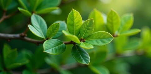 Obraz premium Close-up of vibrant eucalyptus leaves and branches, freshness, foliage, organic