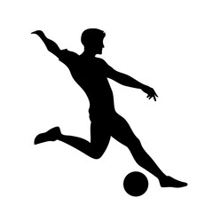 Soccer Player Silhouette