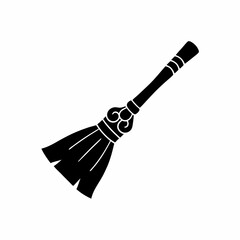 creative details Broomstick Icon Vector Illustration