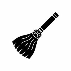 Obraz premium creative details Broomstick Icon Vector Illustration