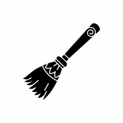 creative details Broomstick Icon Vector Illustration