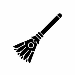 creative details Broomstick Icon Vector Illustration