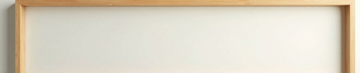 Clean, simple wooden frame against neutral backdrop, art frame, dark wood, minimalist