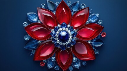 Exquisite flower made of glass showcasing intricate craftsmanship and beauty in decorative art and design