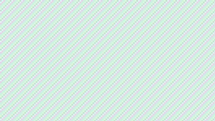 Light mint green and pale pink diagonal grid pattern