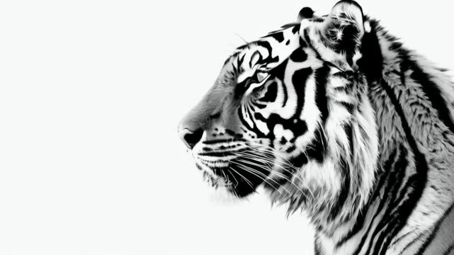 White Tiger Portrait