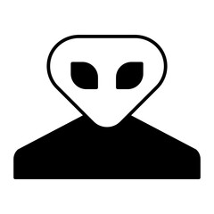 alien black icon