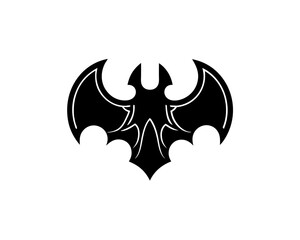 creative details Bat Icon Vector Illustration