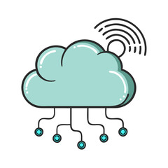 edge computing icon, edge computing vector illustration-simple illustration of edge computing, perfect for edge computing logos and icons