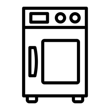 Incubator Vector Line Icon Design