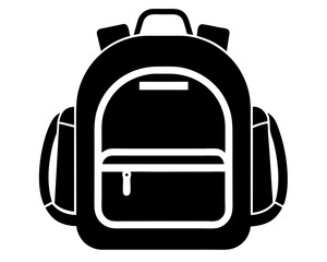 Backpack Vector & SVG Silhouettes | School, Hiking & Travel Backpack Vector