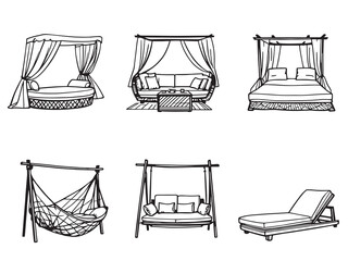 Outline Outdoor Daybed Collection
