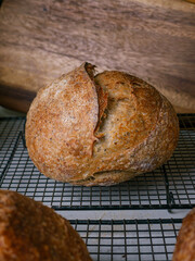Golden-Crusted Artisan Sourdough Bread.