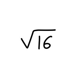 Hand drawn math