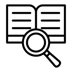 Microlearning Vector Line icon Design