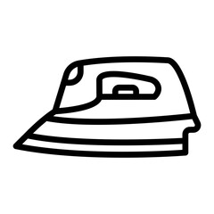 Iron Vector Line Icon Design