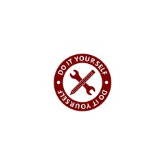 Do it yourself icon isolated on white background