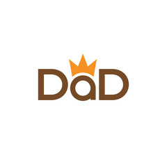 dad logo design with geometry