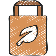 Green Shopping Bag Icon