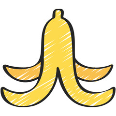 Banana Peel Icon